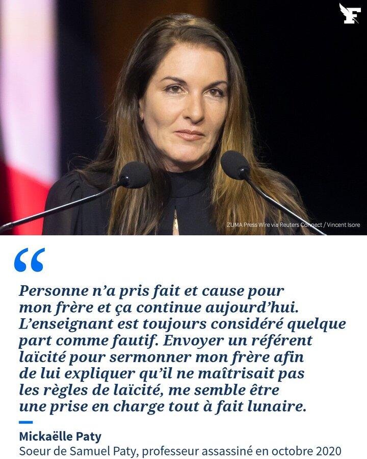 5 ans après la mort de Samuel Paty, sa soeur accuse l'État de multiples négligences dans les 11 jours qui ont précédé la décapitation du professeur d'histoire @Le_Figaro