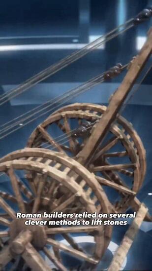 Les méthodes romaines antiques pour soulever des charges lourdes #v @sciencegirl